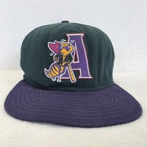 Vintage Augusta GreenJackets Snapback Hat Cap MiLB New Era Pro Model 90s
